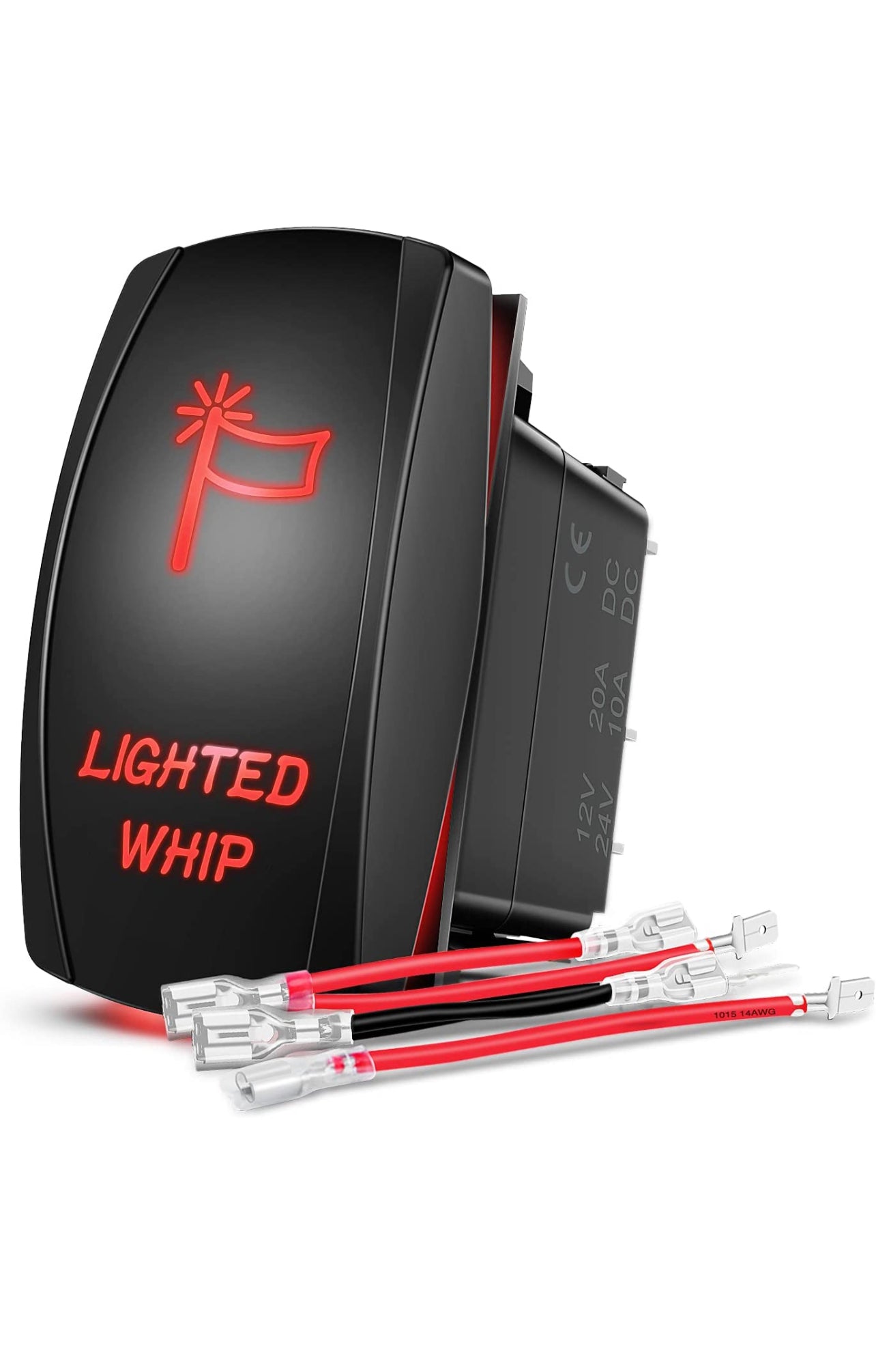 Lighted Rocker Switch – light Em Up Whips LLC